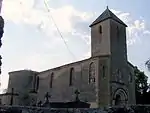 L'église de Coimères (août&nbsp;2010)