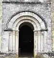 Le portail de l'église (déc.&nbsp;2009)
