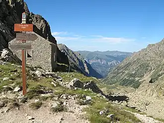 Col du Lausfer (2&nbsp;430&nbsp;m), à la frontière franco-italienne.