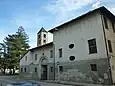 La façade du collège Saint-Bénin à Aoste.