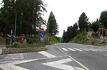 Photographie du Colle di Nava depuis le versant de la vallée du Tanaro