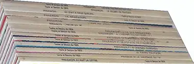 La collection des albums de Philémon.