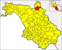 Localisation de Colliano