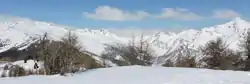 La partie haute de la combe, vue du Court de Bard