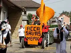 Char fleuri