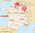 Terminaison en -court