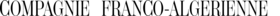 Logo de Compagnie franco-algérienne