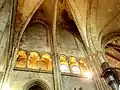 Croisillon nord, triforium côté est.
