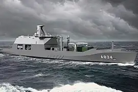 futur navire de guerre pour 2024.