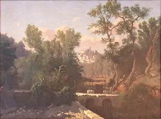 Point de vue sur Auribeau-sur-Siagne, Cannes, musée de la Castre.