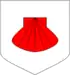 D'argent à une coquille de gueules
