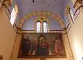 Intérieur de l'église Saint-Pierre-Saint-Paul. Œuvre du peintre Jules Flandrin.