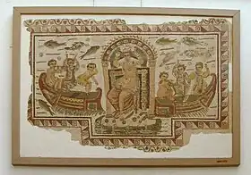 Couronnement de Vénus issu des fouilles de la maison d'Ariadne
