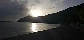 Vue du morne Baguidi depuis Grande Anse d'Arlet.