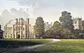 Coughton Court à la fin du XIXe&nbsp;siècle