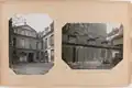 Cour intérieure de l'hôtel Duprat en 1918.