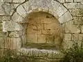 Piscine liturgique, à l'intérieur