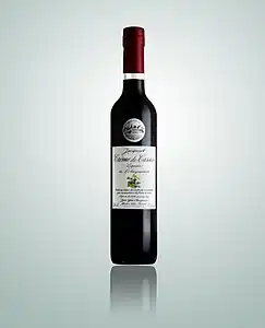 Crème de cassis.