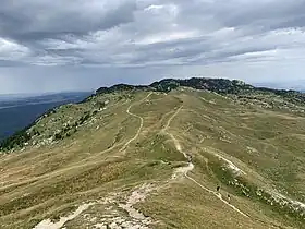 Vue du sommet du crêt de la Neige.