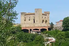 Vue panoramique du château.