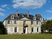 La façade sud-ouest XVIIIe siècle.