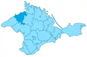 Localisation de Raïon de Rozdolné