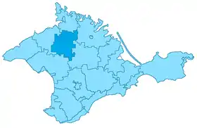 Localisation de Raïon de Pervomaïské