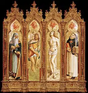 Les Quatre Saints de Denver figuraient jadis comme patrimoine du Duomo