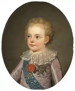 Louis-Joseph-Xavier-François, par Adolf Ulrik Wertmüller, vers 1784.