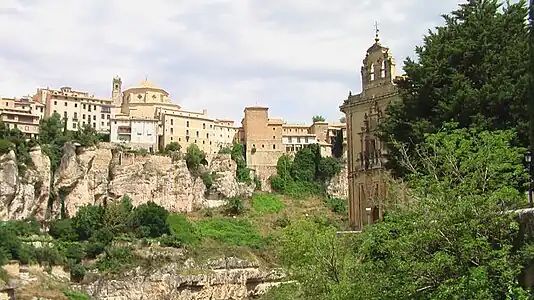 Vue de la ville depuis le Jucar.