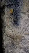 Reposoir à lampes à huile.