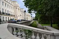 Cumberland Terrace, angle nord.