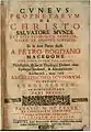 Cuneus prophetarum, 1685