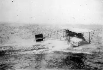 Vue de l'avion.