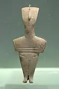 Figurine de type cycladique, variété Koumasa, -2800/-2200