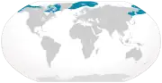 Aire de répartition de la Baleine boréale