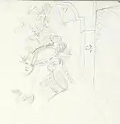 Décor du Vestibule Supérieur. Stockholm, NMH CC 1078.