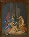 Déploration du Christ, peinture du XIXe siècle.