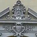 Détail de la façade sud.