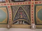 Détail du plafond de la salle Chambert-Péan, dans le Bâtiment Hugo.