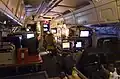 La cabine de l'avion.