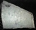 Meta-tuf-dacitique (Neoarchéen, Soudan Mine, Minnesota)