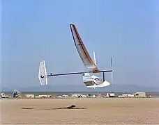 Le Daedalus en vol.