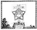 Plan du château vers 1655