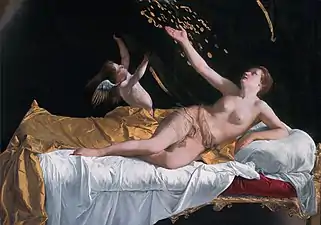 Orazio Gentileschi, Danaë (en), 1621.