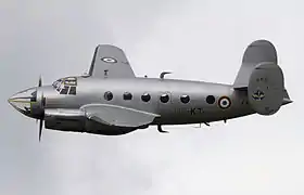 Vue de l'avion.