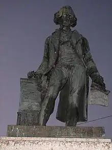 Monument à David de Pury, détail, Neuchâtel (Suisse).