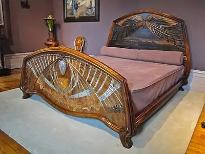 Lit aube et crépuscule (1904), musée de l'École de Nancy.