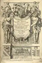 Frontispice de De animalibus insectis... (1602) d'Ulisse Aldrovandi.