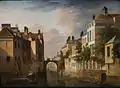 Bartolomé Esteban Murillo Le pont de Walpoort à Gand, huile sur toile, vers 1835, Gand, Musée des beaux-arts